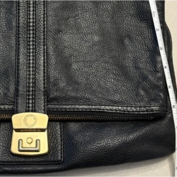 Marc by Marc Jacob's Black Leather large clutch with dust bag - Picture 4 of 9